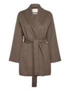 Slfalia Handmade Jacket Brown Selected