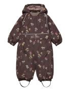 Ppdard Snowsuit Brown Petit Piao