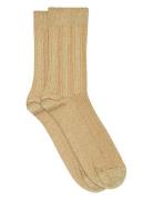Julia Glitter Socks Beige Mp Denmark