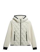Hooded Heritage Storm Jacket Cream Superdry Sport
