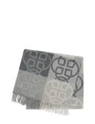 Monogram Wool Scarf Grey GANT