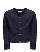 Kmgmegan Life Ls Cardigan Knt Noos Navy Kids Only