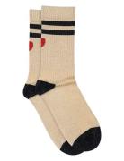 Elga Glitter Socks Beige Mp Denmark