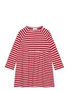 Tnstfro L_S Loose Rib Dress Red The New