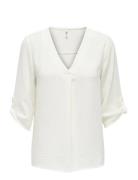 Jdydivya Life 3/4 Top Wvn Noos White JDY