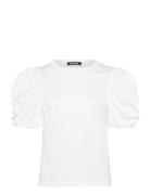 Puff Sleeve T-Shirt White ROTATE Birger Christensen