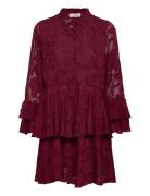 Floretta Dress Burgundy A-View