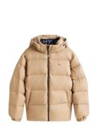 Tjm Essential Down Jacket Ext Beige Tommy Jeans