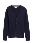 Cotton Cashmere Cardigan Navy Tom Tailor