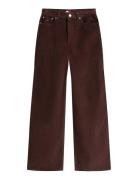 Tjw Claire Hr Wide Cord Brown Tommy Jeans