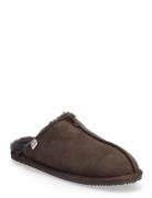 Hlbrisbane Shearling Slippers Brown Enkel Studio