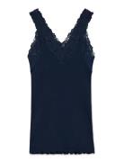 Rwbernadine Organic Cotton Sl Lace Navy Rosemunde