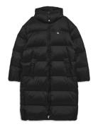 Ls Long Length Hooded Nylon Puff Black Calvin Klein Jeans