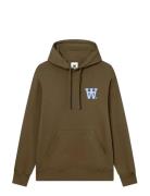 Wwcass Aa Chest Print Hoodie Khaki WOOD WOOD