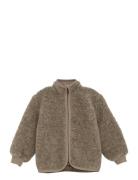 Jacket Wool Teddy W. Lining Brown Huttelihut