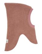 Balaclava Emb. Wool Pink Huttelihut