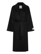 Hero Trench Coat-Dbl Face Wool - Black Calvin Klein