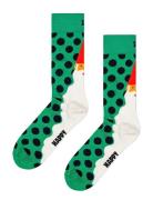 Santa's Beard Sock Green Happy Socks