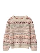 Jacquard Pullover Olga Beige Wheat