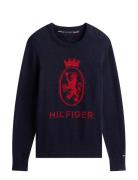 Gifting Crest Crew Neck Navy Tommy Hilfiger