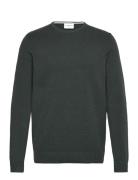 Structure O-Neck Knit Green Lindbergh