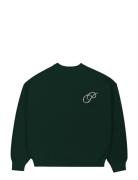 Initial Knit Sweater Green Prohibited
