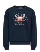 Kogyda Life Xmas L/S O-Neck Box Swt Navy Kids Only