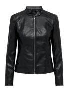 Jdyemily Faux Leather Jacket Otw Noos Black JDY