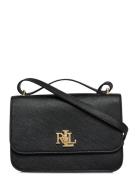 Crosshatch Leather Medium Sophee Bag Black Lauren Ralph Lauren