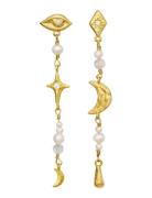 Siss Earrings Gold Maanesten