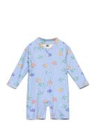 Sunprotection Suit Blue Lindex