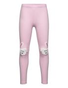 Leggings Bunnies Knee Applique Pink Lindex