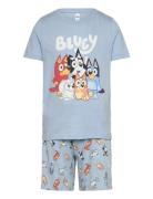 Pyjama Tee Shorts Bluey Patterned Lindex