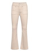 Trousers Woven Freja Twill Beige Lindex