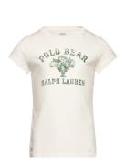 Polo Bear Cotton Jersey Tee White Ralph Lauren Kids