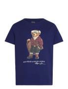 Polo Bear Cotton Jersey Tee Navy Ralph Lauren Kids