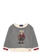 Polo Bear Fleece Sweatshirt Grey Ralph Lauren Kids