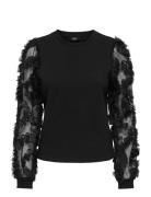 Onllavin L/S O-Neck Mix Swt Black ONLY