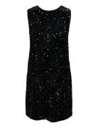 Onlanika Sl Sequins Bow Dress Wvn Black ONLY