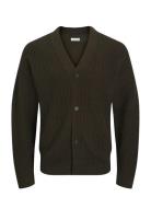 Jjconnor Knit V-Neck Cardigan Brown Jack & J S