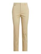Double-Faced Stretch Cotton Pant Beige Lauren Ralph Lauren