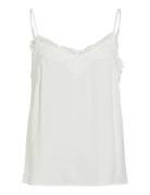 Vicava New Lace Singlet/Su - Noos White Vila