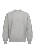 Hasse Crew Neck Greymelange Grey Nudie Jeans