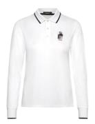 Tailored Fit Polo Bear Jersey Polo Shirt White Ralph Lauren Golf