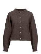 Objzari L/S Re Knit Cardigan 142 Brown Object