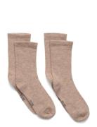 Baby Wool Socks Beige Minymo