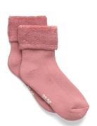 Cozy Velour Socks Pink Minymo