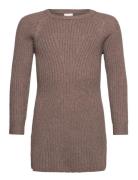 Nkfrikine Ls Knit Dress Pb Brown Name It