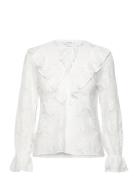Lace L/S Blouse White Bubbleroom