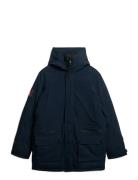 City Padded Parka Jacket Navy Superdry